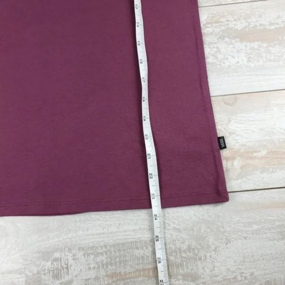 NWT! Vans Woman Ring Around Tee Maroon/Small - Picture 5 of 7